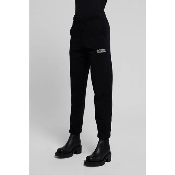 NWT Ganni Black Sweatpants size Small - Picture 2 of 10